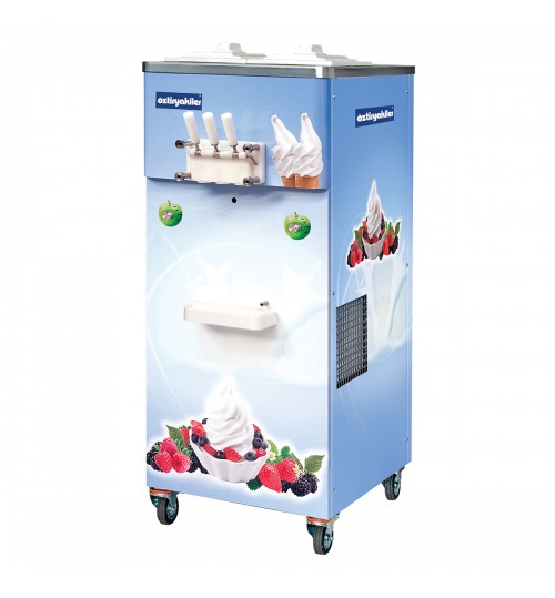 Dondurma Ve Frozen Yoğurt Makinesi Set Üstü
